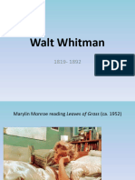 Walt Whitman Leaves of Grass