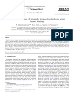 Response Behaviour of Triangular Tension Leg Platforms Under Impact Loading