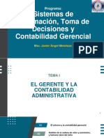 TEMA I El Gerente y La Contabilidad Administrativa UTO