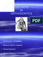 Implants in Orthodontics