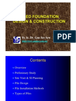 Pile Foundation Design & Construction