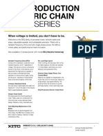 SEQ Production Electric Chain Hoist - Kito Canada