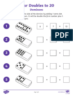 Cfe M 1688464060 Near Doubles To 20 Activity Sheets - Ver - 1