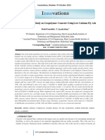 An Experimental Study On Geopolymer Concrete Using Low Calcium Fly Ash