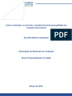 Homossexualidade e Práticas Tradutórias