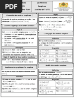 Résumé Sur Les Nombres Complexes