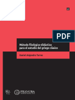 Método Filológico-Didáctico para El Estudio Del Griego Clásico - Interactivo