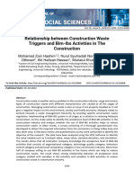 Relationship Between Construction Waste Triggers and Bim Ibs Activities in The Construction