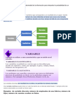 Una Variable Aleatoria Es Un Valor Numérico Que Corresponde A Un Resultado de Un Exper-Imento Aleatorio. Algunos Ejemplos Son