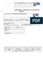 MSM - Cvy - Con - MST - 0006 - Rev.a - Procedure For Repair Deform C-Channel at Conveyor Drum