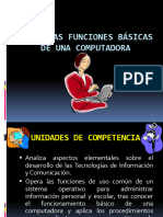 Funciones Básicas de Una Computadora