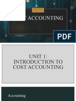 Cost Accounting