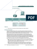 Lab 5.2.6a Password Recovery Procedures: Background/Preparation