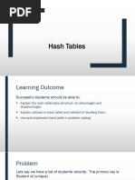 Hash Tables