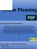 System Planning