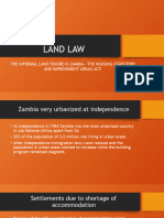 11.the Informal Land Tenure in Zambia - The Housing (Statutory and Improvement Areas) Act