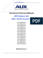 Teachnical & Service Manual ARV 7 T1 All DC Inverter Series 8-36 HP V1