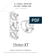 MartinLogan Motion XT 2021 Manual 011121