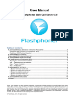 User Manual: Flashphoner Web Call Server 3.0