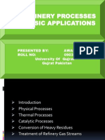 Oil Refinery Processes and Basic Applications