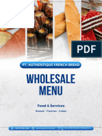 AFB Wholesale Menu Book