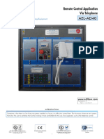 AEL-AD40: Remote Control Application Via Telephone