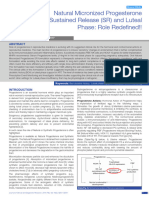 Luteal Phase & Oral Natural Progesterone