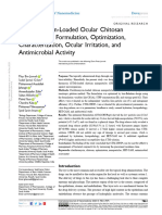 Clarithromycin Loaded Ocular Chitosan Nanoparticle Formulat