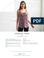 Kiskeya Tank: Finished Measurements Notions