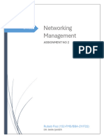 Networking Management-Assignment 2