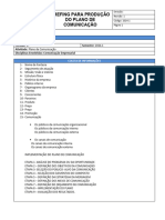 Briefing para Produção Do Plano de Comunicação Atualizado