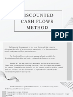 Discounted Cash Flows Method