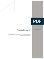 Política Contable - Intangibles