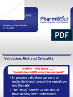 Validation RISK Criticality