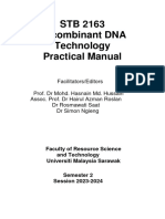 STB2163 RDT Practical 2 Lab Manual