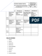 Procedimiento para La Certificacion de Uva Fresca para Exportacion 2011