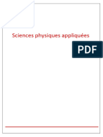 Sciences Physiques Appliquées