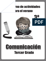 Cuaderno Verano Comunicacion 3º