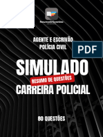 Simulado Agente e Escrivão PC - CESPE-CEBRASPE