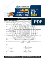 Area Under Curve: Subject: Mathematics DATE: 05-04-2024