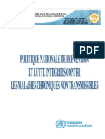 Madagascar - Politique Nationale Contre Les Maladies Non Transmissibles