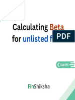 Calculating Beta