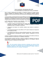 Cahier Des Charges Technique Relatif À La Réalisation D'un Revêtement de Terrain de Futsal Extérieur