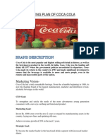 Marketing Plan of Coca Cola