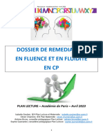 DOSSIER DE REMEDIATION Fluence fluiditéCP