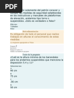 NOM-009-STPS-2011 (Parte II) Condiciones de Seguridad para Realizar Trabajos en Altura Respuestas