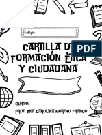 Cartilla de Formaci-N - Tica y Ciudadana