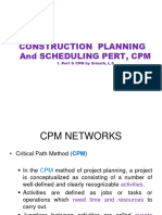 New Network Method of Project Planning (CPM-PERT)