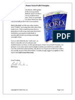 Power Forex Profit Principles: SPECIAL NOTE: This Is The March, 2009 Update