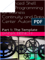 Advanced Shell Script Programming For Business ContinCenter Automation, Part 1 - The Template (2017)